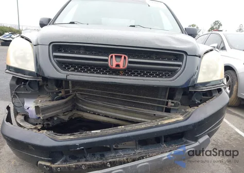 2004 Honda Pilot Ex-L из США, поврежденный, VIN 2HKYF18554H593208